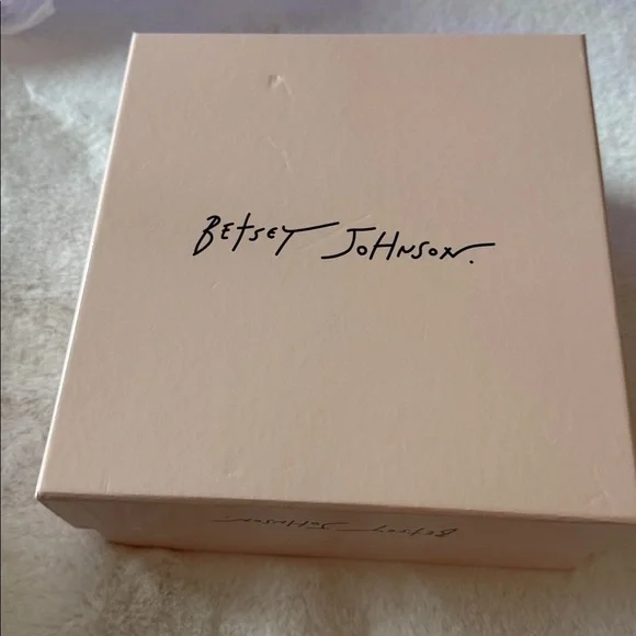 Betsey Johnson Cherry Mini Bag and Cherry Bag Charm Gift Set Cream and Red - Picture 7 of 8